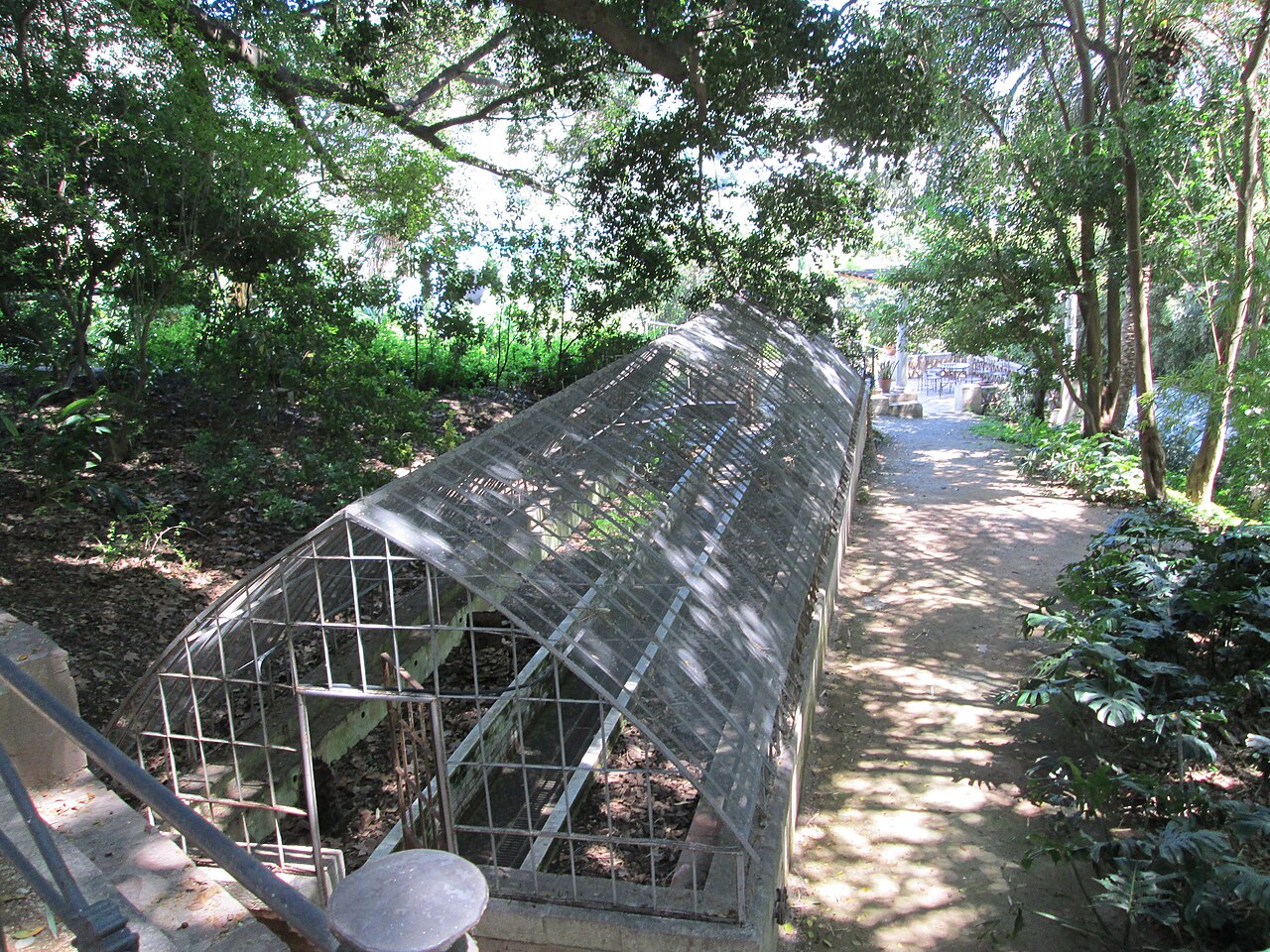 Serres du Jardin botanique-historique La Concepción (invernaderos antiguos et estufa caliente), Málaga, Andalousie — Jardín Botánico La Concepción