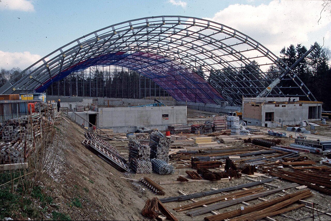 Masoala-Halle, Zürich — Bau der Masoala-Halle .
