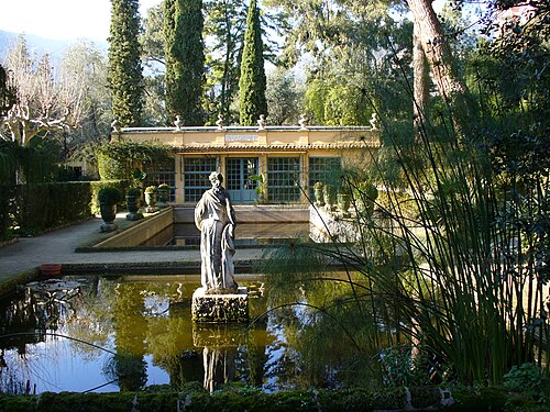 セール・ド・ラ・マドーヌ庭園の高温温室（serre chaude）, プロヴァンス＝アルプ＝コート・ダジュール地域圏マントン — Jardin de la Madone à Menton
