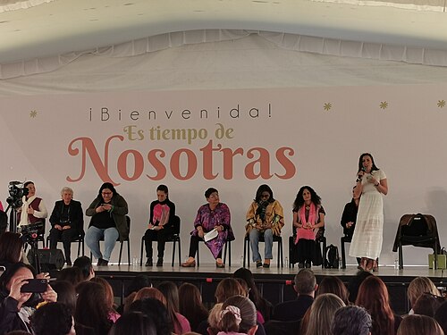 Invernaderos et Orquidario du Parque Bicentenario, Mexico, Parque Bicentenario (Miguel Hidalgo / Azcapotzalco) — Julia Álvarez Icaza Ramírez en Encuentro con Mujeres y Claudia Sheinbaum "Es tiempo de…