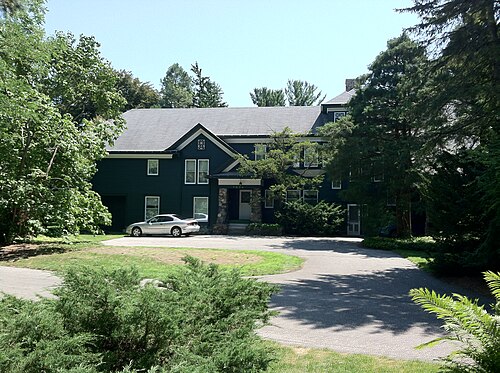 Dow Gardens Conservatory, Midland, Michigan — Back side of HH Dow home in Midland, Michigan