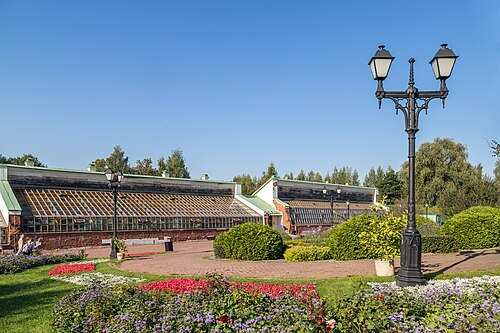 Tsaritsyno Orangeries, Moscow — Grape greenhouse, Tsaritsyno, Moscow.