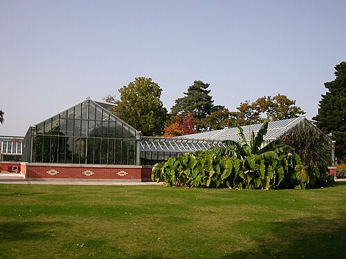 Serres d'agronomie tropicale du parc du Grand-Blottereau, Nantes, Pays de la Loire — Serres du parc du Grand-Blottereau , à Nantes