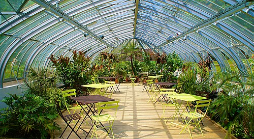Gewächshäuser des Jardin des plantes de Nantes (Palmarium und Orangerie), Nantes, Pays de la Loire — Nouvelle serre du Jardin des Plantes de Nantes
