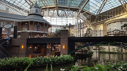 Gaylord Opryland Atriums (Garden Conservatory, Cascades und Delta), Nashville, Tennessee — Delta Atrium at the Gaylord Opryland
