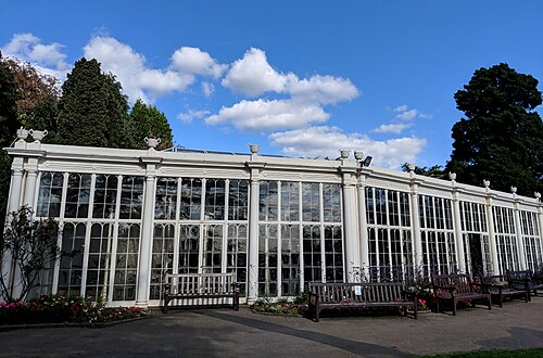Camellia House, Wollaton Hall, Nottingham, Nottinghamshire — Camellia House, Wollaton Hall — Ansicht 2