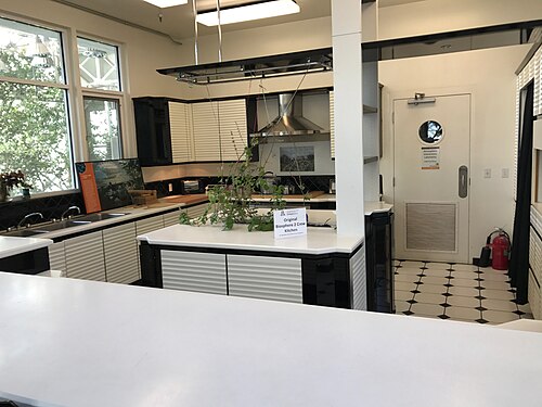 Biosphere 2, Oracle, Arizona — Kitchen in Biosphere 2 as it originally looked during the first mission.