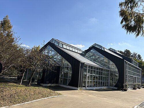 Serre Goutte d'eau de l'arboretum Mulhyanggi (물향기수목원 물방울온실), Osan (Sucheong-dong), Gyeonggi — 물향기수목원 온실