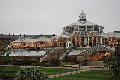 Palmehuset, Botanischer Garten der Universität Kopenhagen — Palmehuset (The Palm House), Botanical Garden, Copenhagen