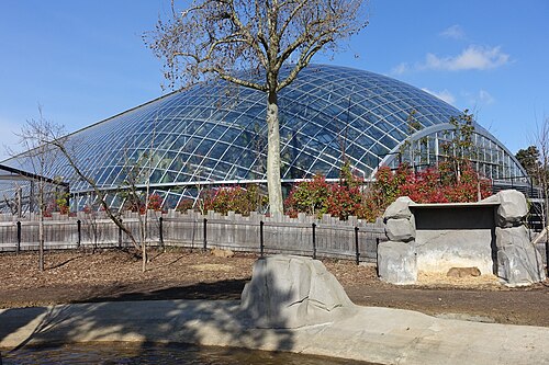 Grande Serre des Parc zoologique de Paris (Zoo von Vincennes), Paris, 12. Arrondissement, Île-de-France — Greenhouse @ Parc Zoologique de Paris (Zoo) @ Paris