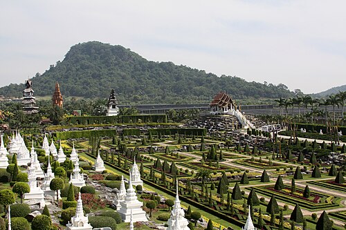 Garden in the Sky et serre des cactus, jardin tropical de Nong Nooch, Près de Pattaya, province de Chonburi — Nong Nooch - Na Chom Thian, Sattahip District, Chon Buri, Thailand