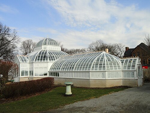フリック温室（ザ・フリック・ピッツバーグ、クレイトン邸）, ペンシルベニア州ピッツバーグ — Greenhouse, Frick Art &amp; Historical Center, 7227 Reynolds Street, Pittsburgh…