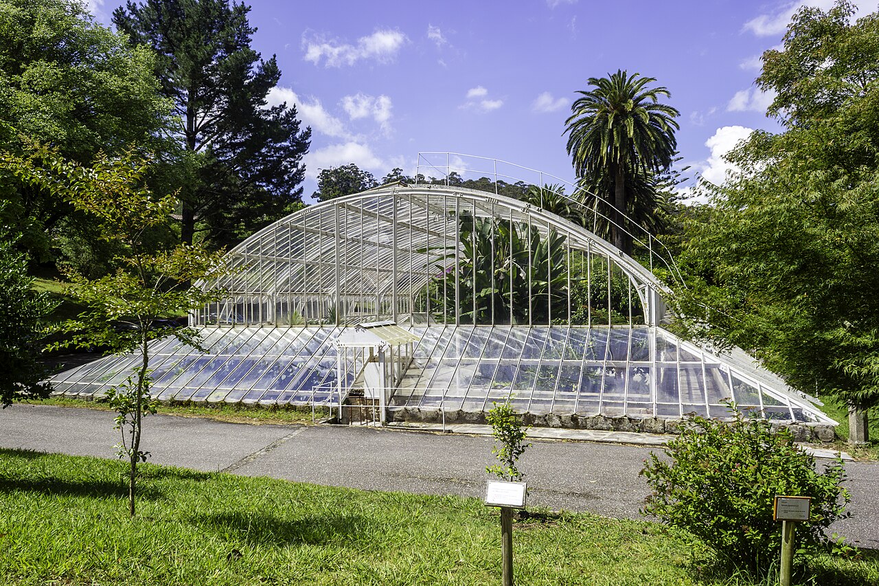 Serre du pazo de Lourizán (Invernadoiro de Lourizán), Pontevedra, Galice — Invernadoiro do pazo de Lourizán, Pontevedra.