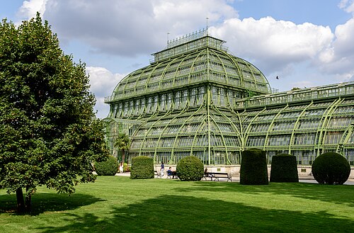 Palmenhaus Schönbrunn (Großes Palmenhaus), Wien, Schlosspark Schönbrunn — Palmenhaus