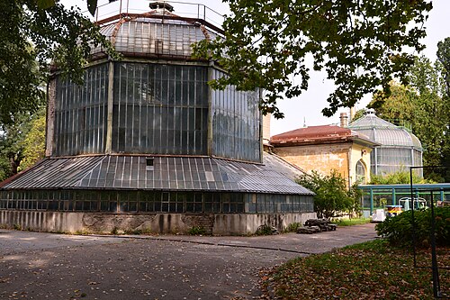 Sera Veche, Botanischer Garten Dimitrie Brândză, Bukarest — Greenhouses, Bucharest Botanical Garden.