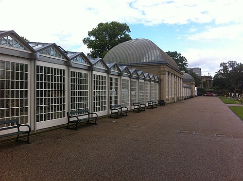 Pavillons des Sheffield Botanical Gardens, Sheffield, Yorkshire du Sud — Paxton's Pavilions, Sheffield Botanical Gardens