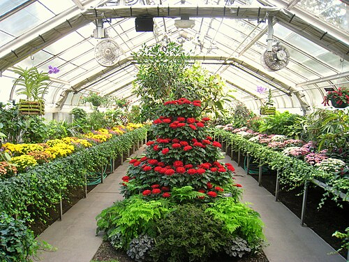 Gaiser Conservatory (Manito Park), Spokane, Washington — Gaiser Conservatory, Manito Park, Spokane, Washington, USA.