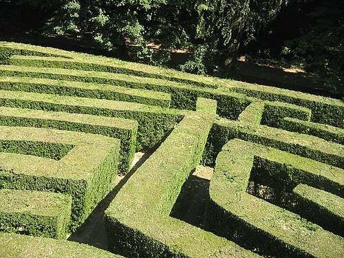 Orangerie et serres de la Villa Pisani, Stra, Vénétie — The labyrinth of villa Pisani, Stra (Venice, Italy)