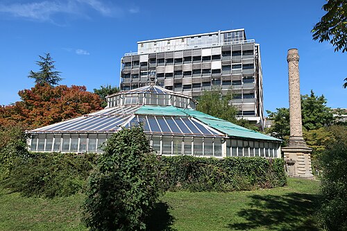 ストラスブール大学植物園のバリー温室(旧ヴィクトリアハウス), ストラスブール、グラン・テスト — Universität Straßburg, Botanischer Garten, Gewächshaus und Botanisches Institut