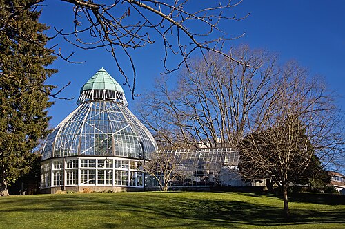 W. W. Seymour Botanical Conservatory (Wright Park), Tacoma, Washington — The W.W. Seymour Botanical Conservatory in Wright Park in Tacoma, WA.