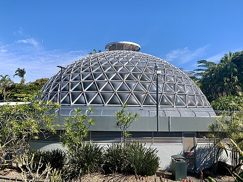 Tropical Display Dome, Brisbane Botanic Gardens, Mount Coot-tha, Brisbane, Queensland — Tropical Display Dome — Ansicht 2