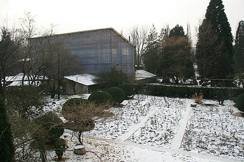 Orangerie des Botanischen Gartens der Nationalen Universität Uschhorod (Botanichnyi sad UzhNU), Uschhorod, Oblast Transkarpatien — Orangerie des Botanischen Gartens der Nationalen Universität Uschhorod — Ansicht 1