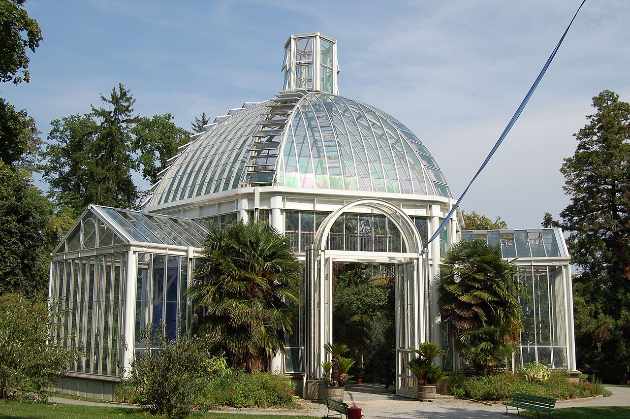 Winter Garden and Temperate House of the Geneva Conservatory and Botanical Garden, Geneva, Canton of Geneva