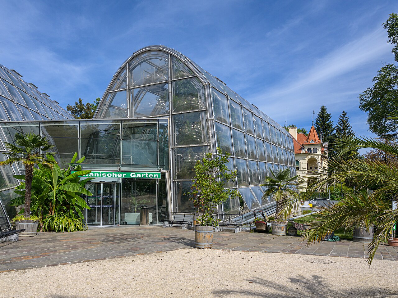 Glasshouses of the University of Graz Botanical Garden, Graz, Styria