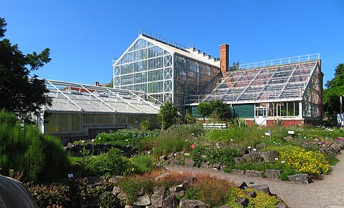 グライフスヴァルト大学植物園の歴史的温室, グライフスヴァルト、メクレンブルク＝フォアポンメルン