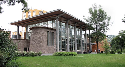 Palmenhaus (Pálmaház) des Mátra-Museums, Gyöngyös (Orczy-Garten)