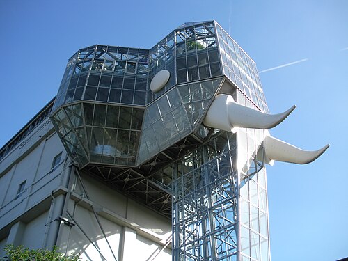 Glaselefant (Glass Elephant) and Butterfly House, Maximilianpark, Hamm, North Rhine-Westphalia