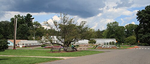 Serres d'Elizabeth Park (Sweetland-Patricelli Greenhouse Complex), Hartford et West Hartford, Connecticut