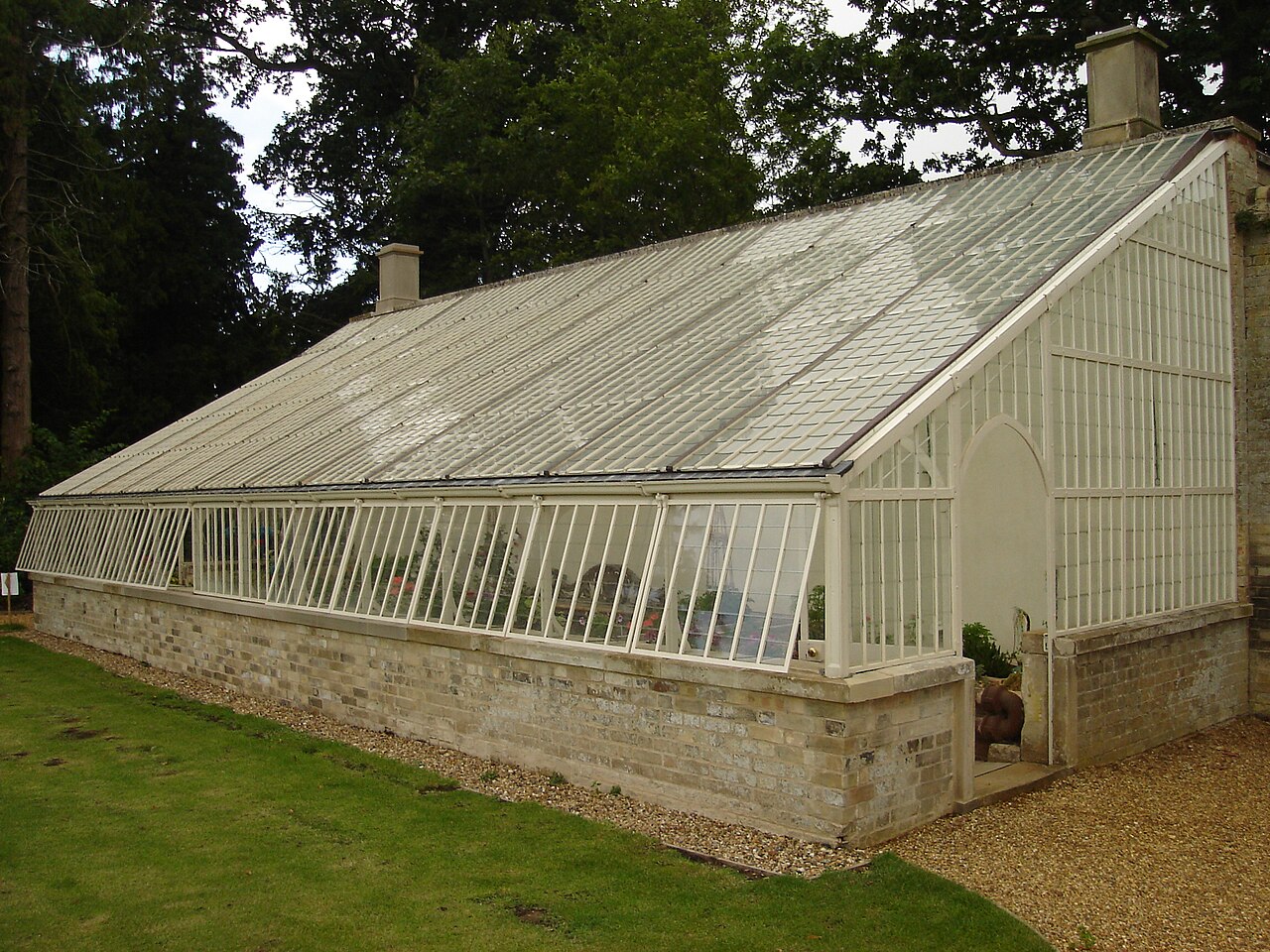 Eisernes Gewächshaus (The Glass House), Hoveton Hall Gardens, Hoveton, Norfolk