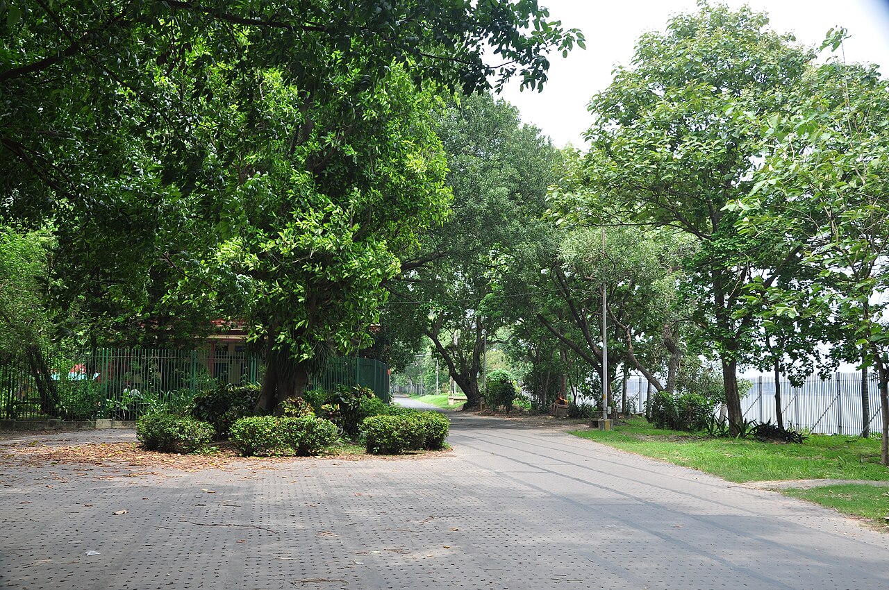 Grande Palm House et Cactus House de l'Indian Botanic Garden (AJC Bose), Shibpur, Howrah, Bengale-Occidental