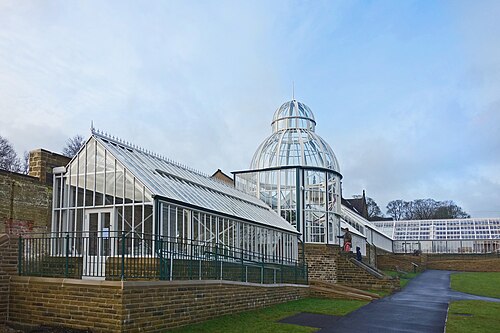 Glashäuser des Cliffe Castle Park (Dome House), Cliffe Castle Park, Keighley, West Yorkshire, England