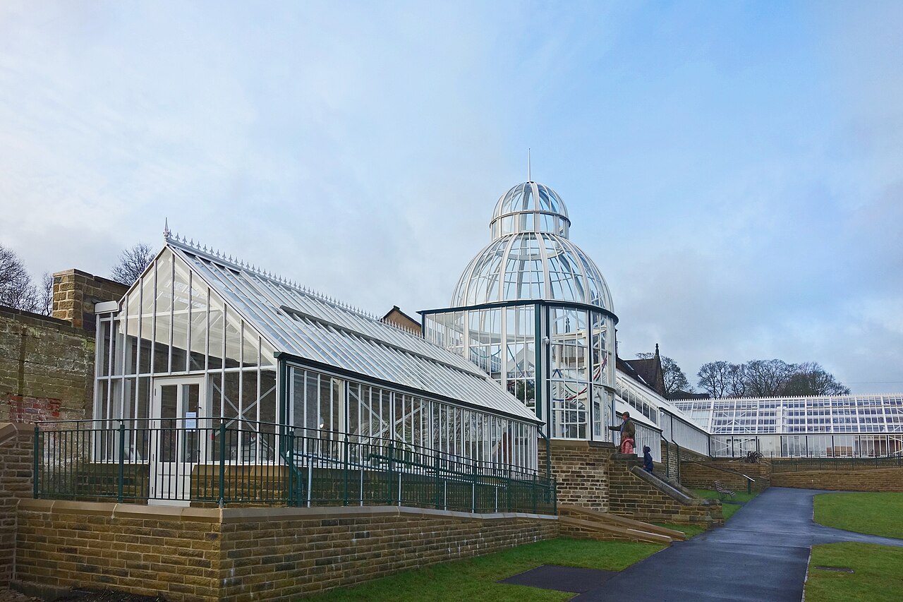 Glashäuser des Cliffe Castle Park (Dome House), Cliffe Castle Park, Keighley, West Yorkshire, England
