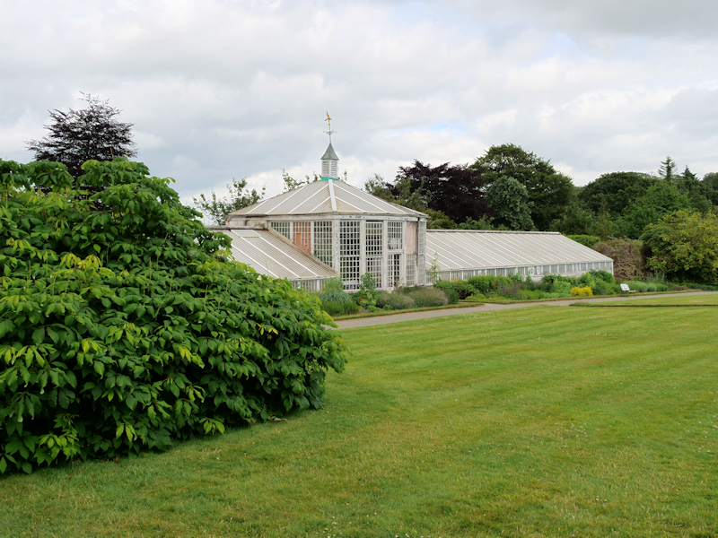 Georgianisches Gewächshaus im ummauerten Garten von Mount Congreve, Kilmeaden