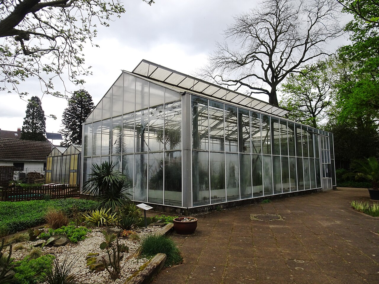 Schaugewächshaus des Botanischen Gartens Krefeld, Krefeld (Oppum), Nordrhein-Westfalen