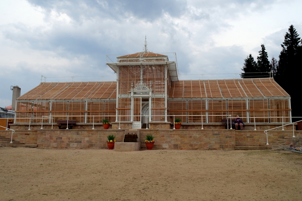 Palmenhaus im Park von Schloss Lány (palmový skleník), Lány