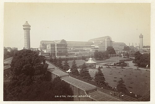 Crystal Palace (nicht erhalten), Hyde Park, dann Sydenham Hill, London