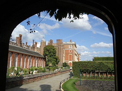 Serre de la Grande Vigne (Great Vine), palais de Hampton Court, Hampton, Londres (Richmond upon Thames)
