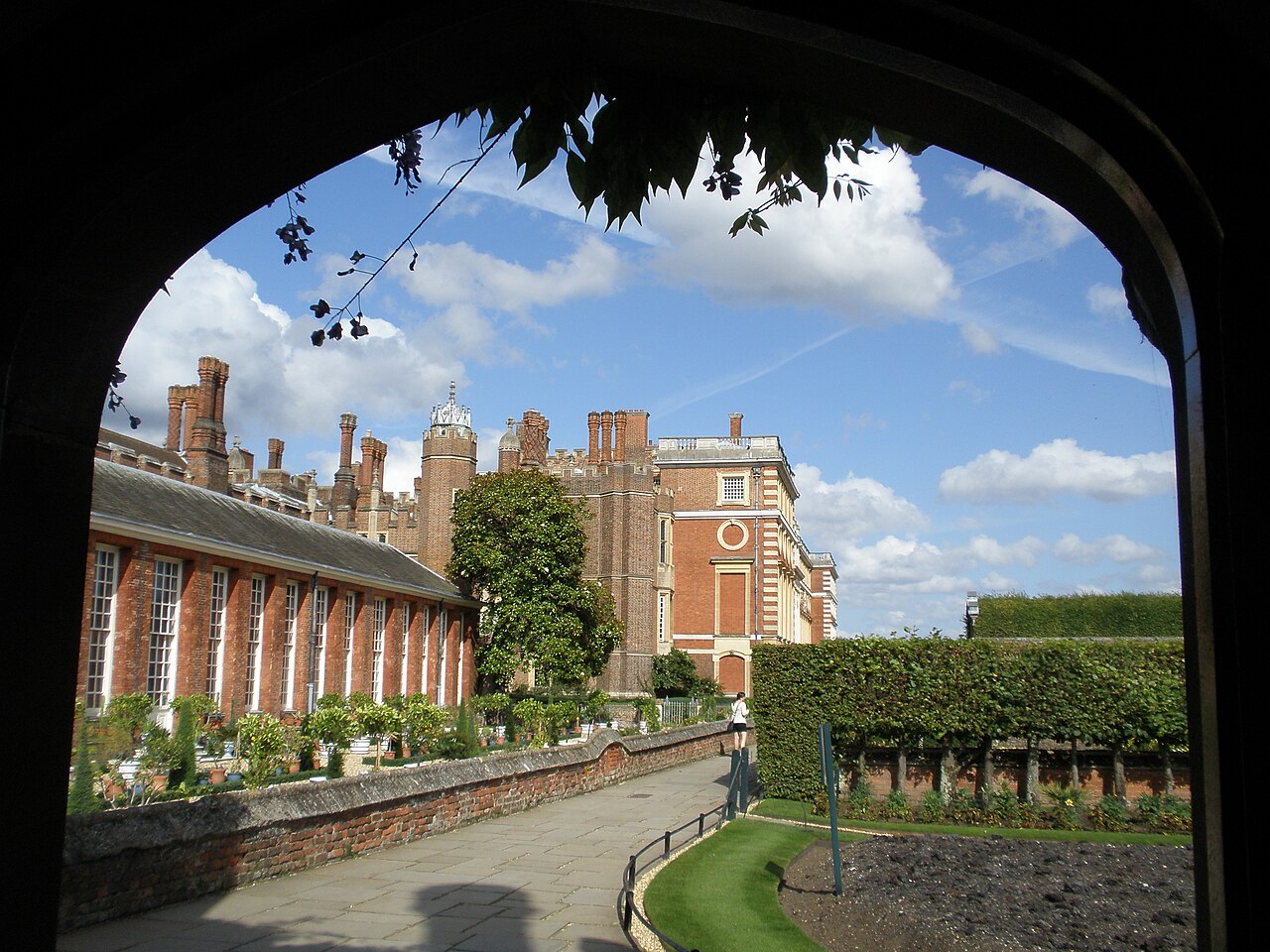 Serre de la Grande Vigne (Great Vine), palais de Hampton Court, Hampton, Londres (Richmond upon Thames)
