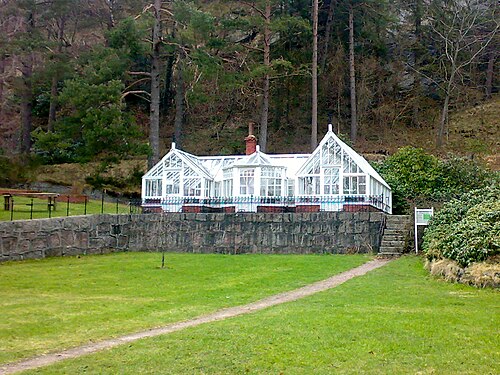 Gewächshäuser von Risøbank (Holz und Gusseisen, 1901, 1992 restauriert), Risøbank