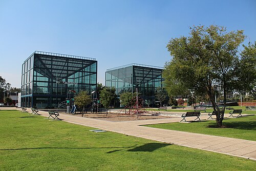 Gewächshäuser und Orquidario des Parque Bicentenario, Mexiko-Stadt, Parque Bicentenario (Miguel Hidalgo / Azcapotzalco)