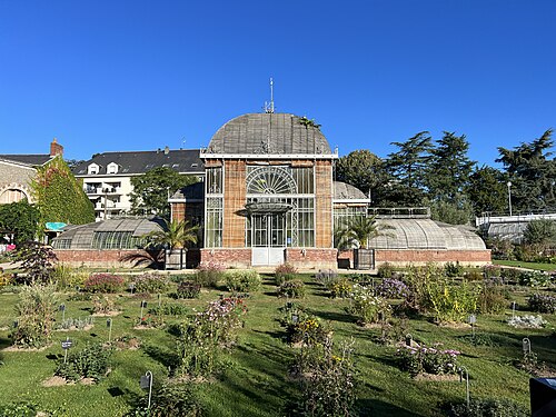 Gewächshäuser des Jardin des plantes de Nantes (Palmarium und Orangerie), Nantes, Pays de la Loire