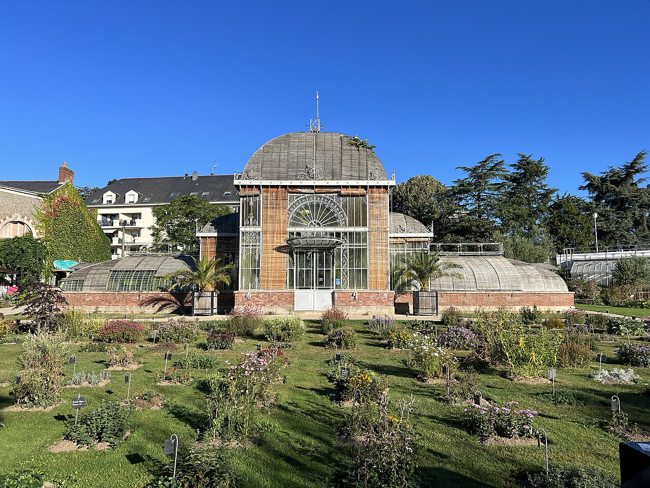 Gewächshäuser des Jardin des plantes de Nantes (Palmarium und Orangerie), Nantes, Pays de la Loire