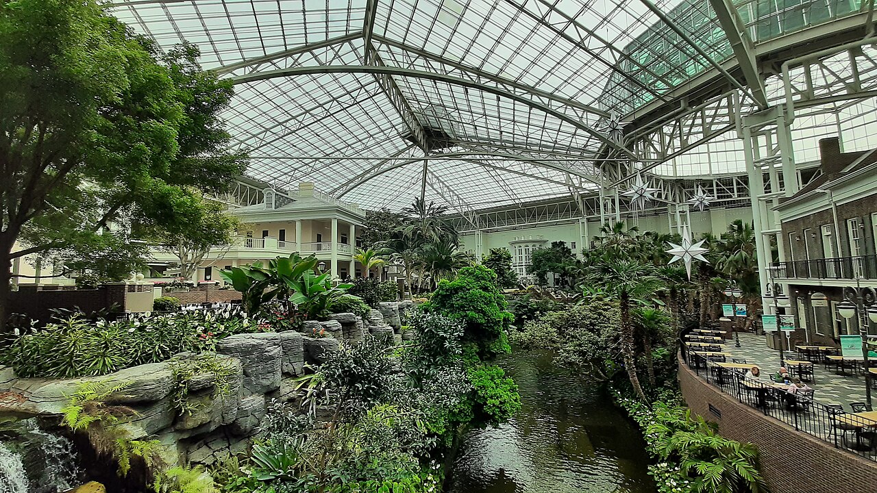 Gaylord Opryland Atriums (Garden Conservatory, Cascades und Delta), Nashville, Tennessee