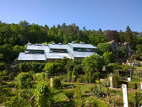 Gewächshäuser des Botanischen Gartens Neuenburg (Ermitage-Tal), Neuenburg