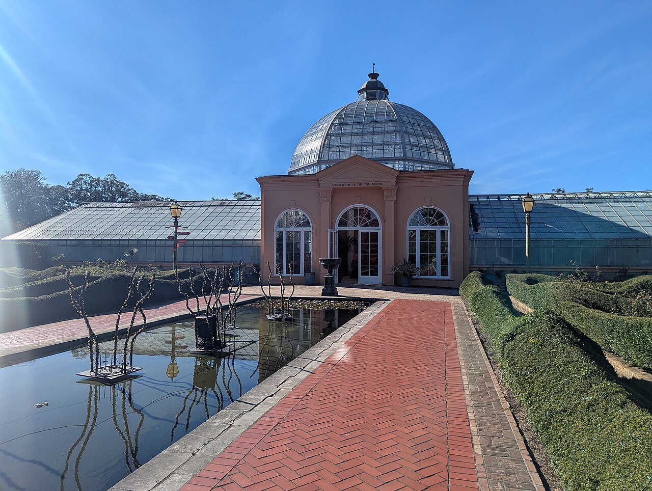 Conservatory of the Two Sisters (New Orleans Botanical Garden), New Orleans, Louisiana