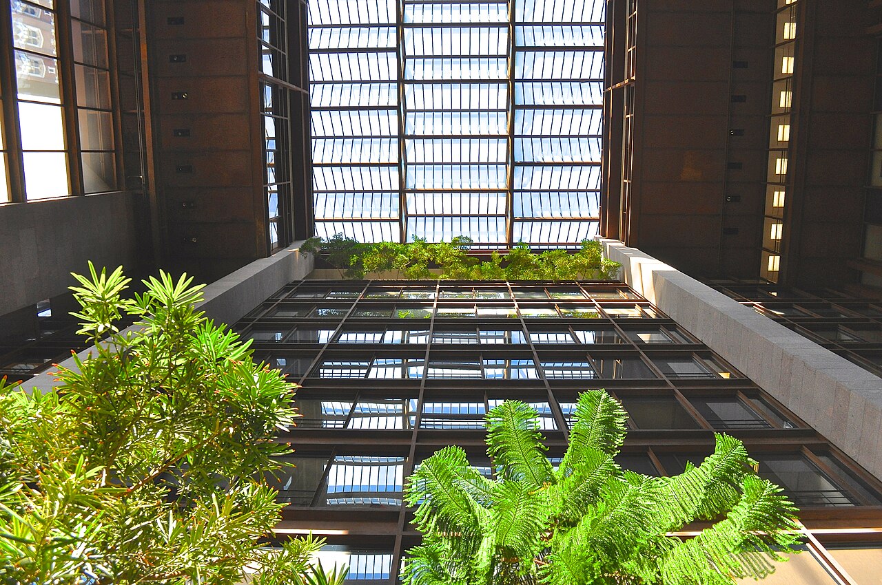 Atriumgarten, Ford Foundation Center for Social Justice, Turtle Bay, Manhattan, New York